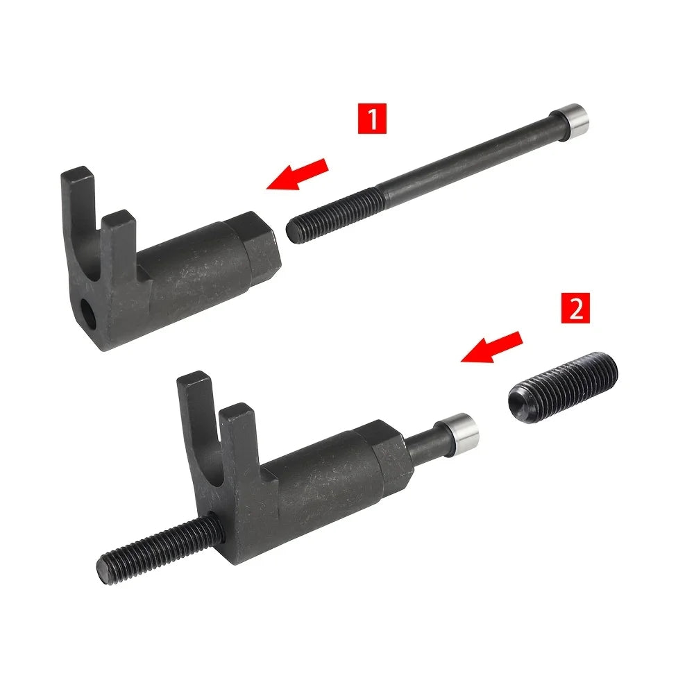 Diesel Injector Removal Tool Injector Remover Long Bolt Short Bolt Remover Extracting Tool Injec - Automotive LED Light