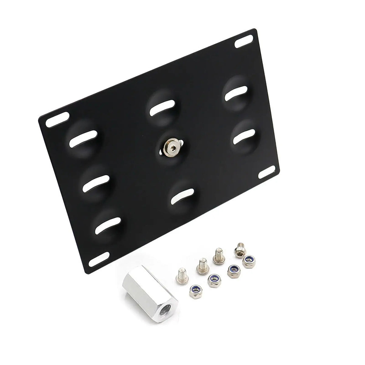 Tow Hook License Plate Bracket Professional Waterproof Decorative High Performance Rustproof Lic - Automotive LED Light