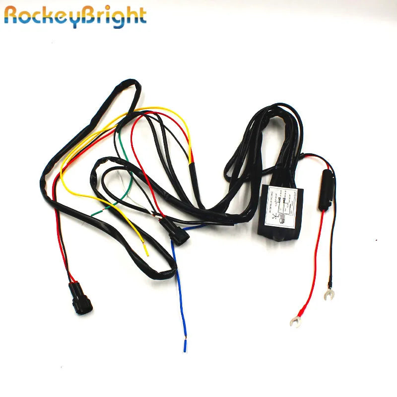 Rockeybright DRL Controller Auto Car LED Daytime Running Lights Relay Harness Dimmer On Of