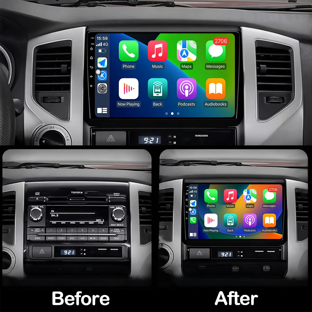 Android OS For Toyota Tacoma 2 HILUX 2005-2015 Car Radio Multimedia Video Player Navigatio