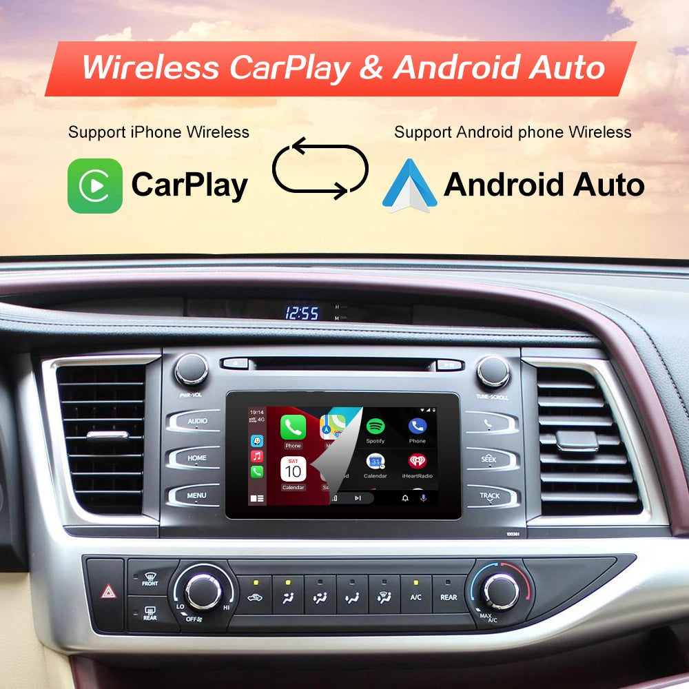 Wireless Carplay Android Auto For TOYOTA Touch2 Entune2.0 Highlander Auris Sienna Prius Ya | AUTOKITSHOP
