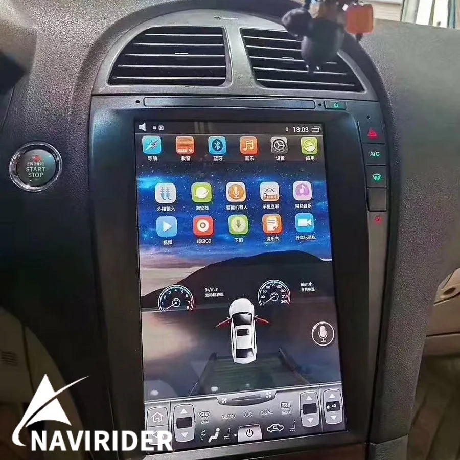 12.8inch Screen 2Din Car Radio For Lexus ES350 ES ES240 ES300 2006-2012 Android15 Carplay  | AUTOKITSHOP