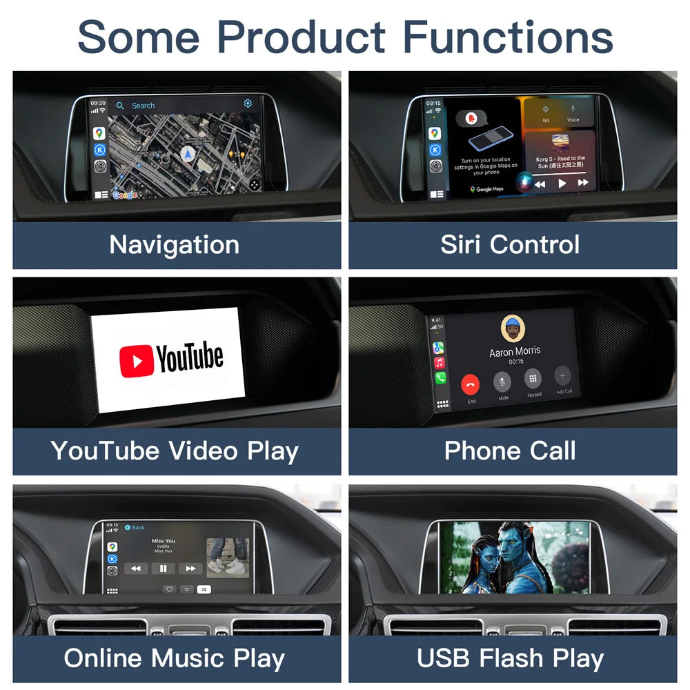 CARABC For Benz NTG4.5/4.7 System Wireless CarPlay Adapter Android Auto Module For Mercede
