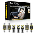 LED Interior Light Kit for Ford - Canbus Error-Free Interior Bulbs