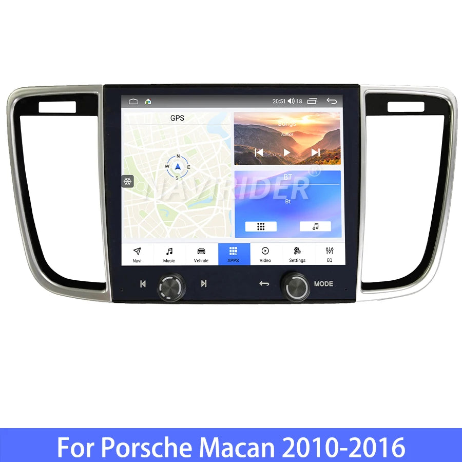 8.4inch Wireless Carplay DSP Stereo Navirider Bluetooth Radio For Porsche Panamera 2010-20