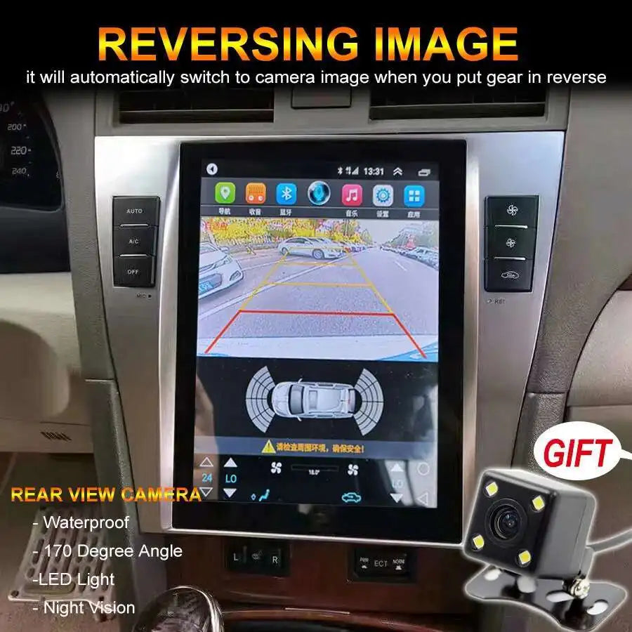 Android14 WiFi Multimedia Android Video Player For Toyota Camry 7 XV 40 50 2006-2011 Car R