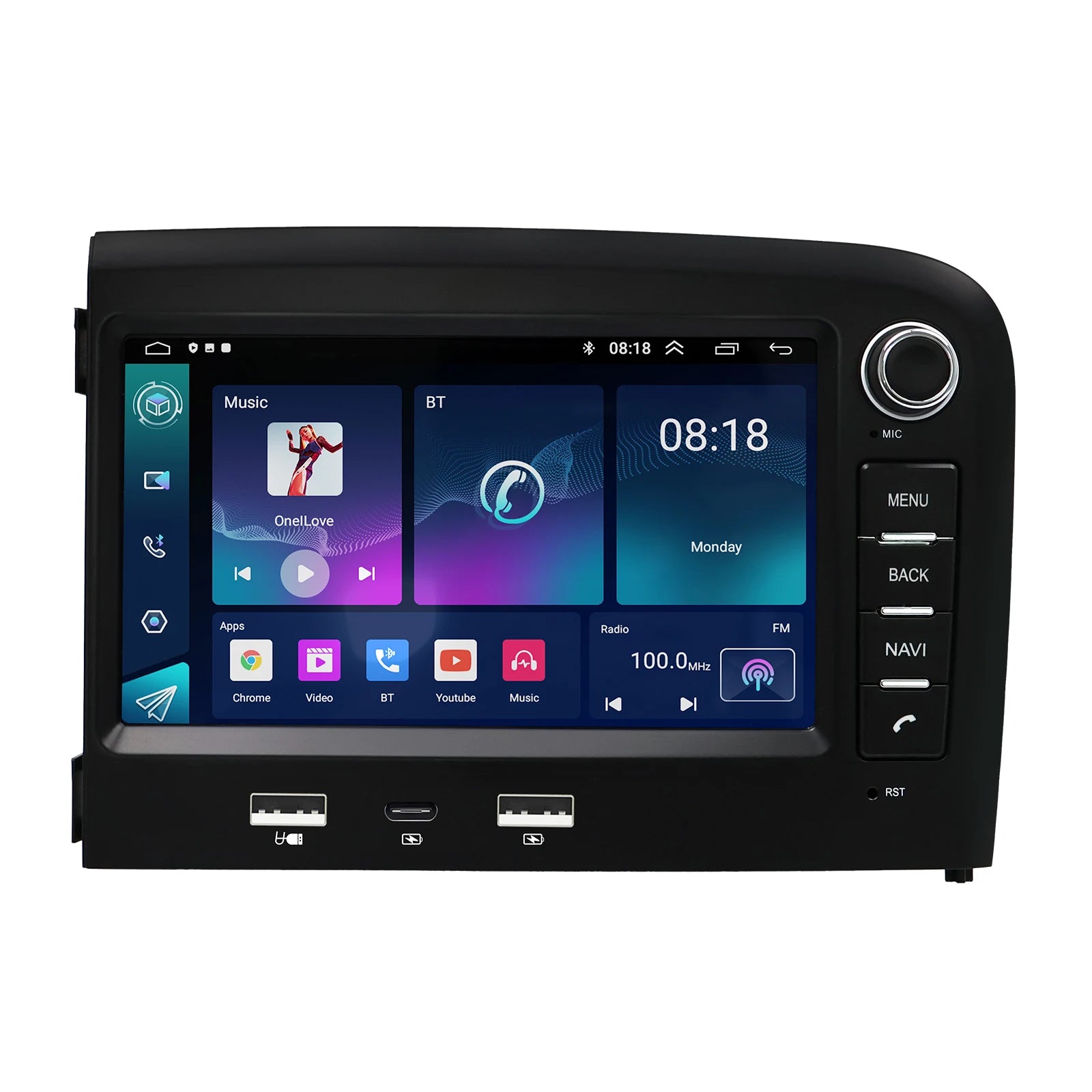 7" Android Car Radio GPS For Volvo S80 1998-2006 Wireless CarPlay Android Auto Bluetooth Steering Control - 2GB 64GB