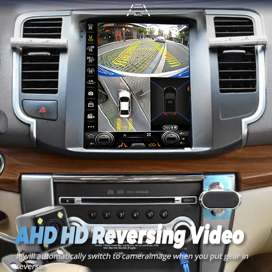 GPS Navi Carplay 10.4inch Vertical Screen Stereo 4G Android 15 Car Radio For Nissan Teana