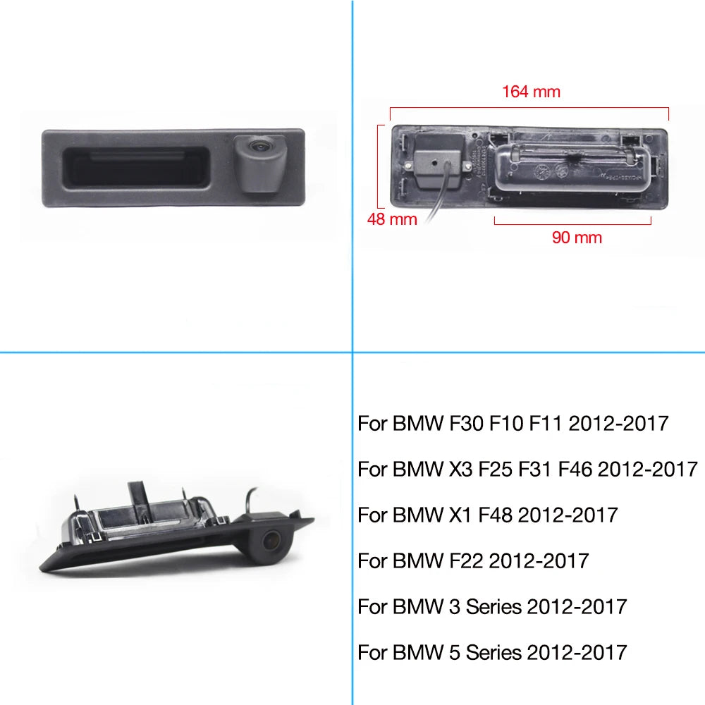Nunoo 170 Degree 1920*1080P HD AHD Night Vision Vehicle Rear View Camera For Benz Series F