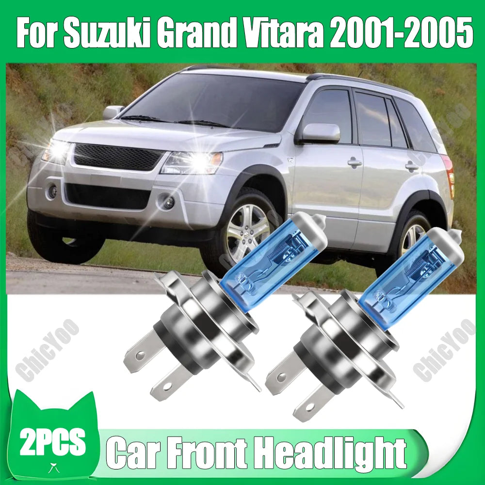 H4 High Low Beam Canbus No error Halogen Headlights 6000K Super White Plug and Play 12V Fo