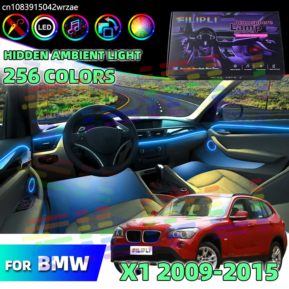 64 RGB - Ambient Light - for BMW E84 X1 - App Control - Car Interior Lighting | AUTOKITSHOP