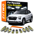 ZITWO 11Pcs LED Interior Reading Plate Light Bulb Kit For Hyundai Creta 2015 2016 2017 2018 2019 - Canbus LED Car Light