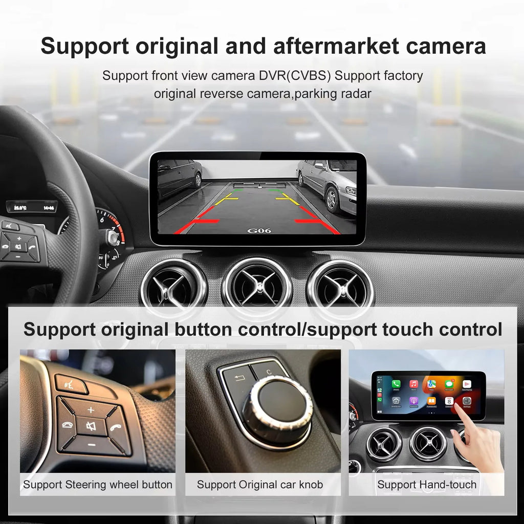 1920*720 Car Multimedia Display For Benz A B CLA GLA W176 W463 W246 2013-2015 NTG4.5 Touch