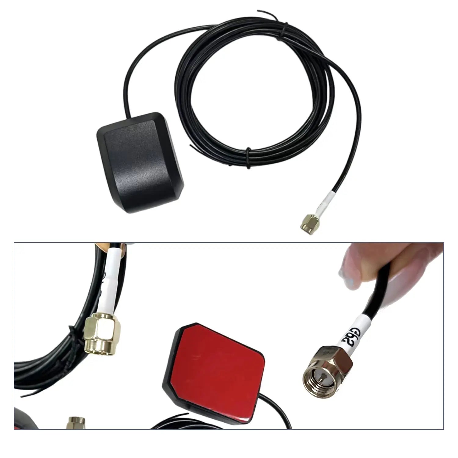 Car GPS Antenna Adapter SMA Male Plug for Car Radio Stereo GPS Receiver Navigation System