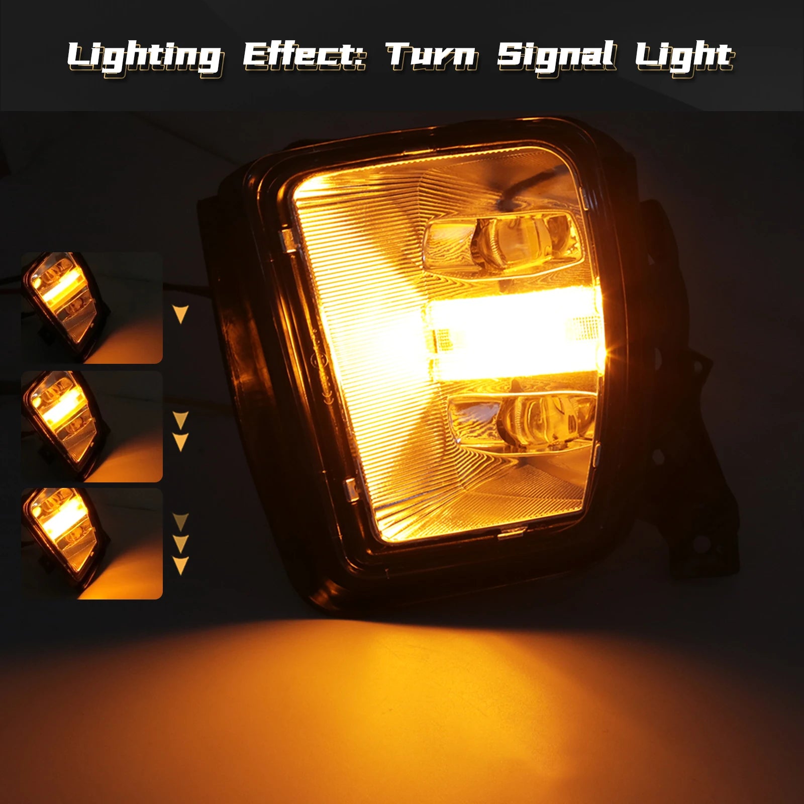 LED Fog Lamp Daytime Running Lights For Dodge Ram 1500 2013 2014 2015 2016 2017 2018 DRL T | AUTOKITSHOP