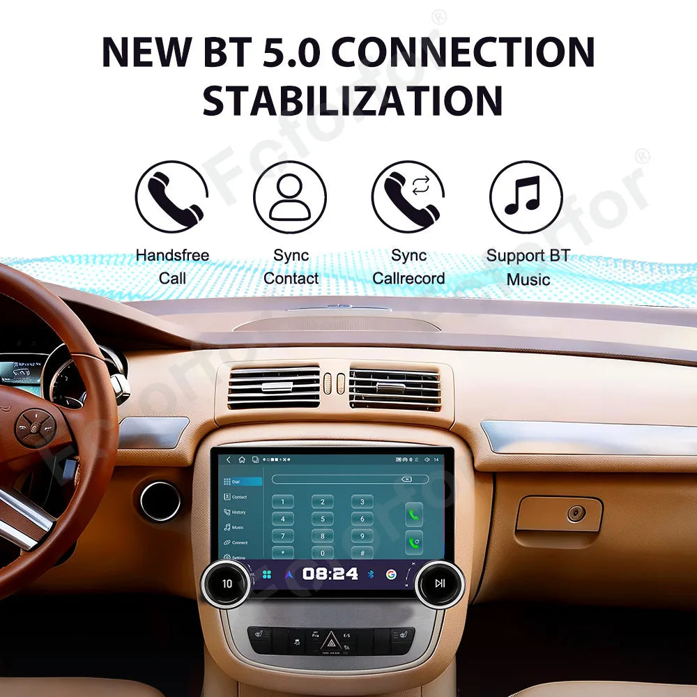 Deluxe 11.5 Inch DSP Wireless Carplay Android 15 GPS Navi Multimedia Player For Mercedes-B