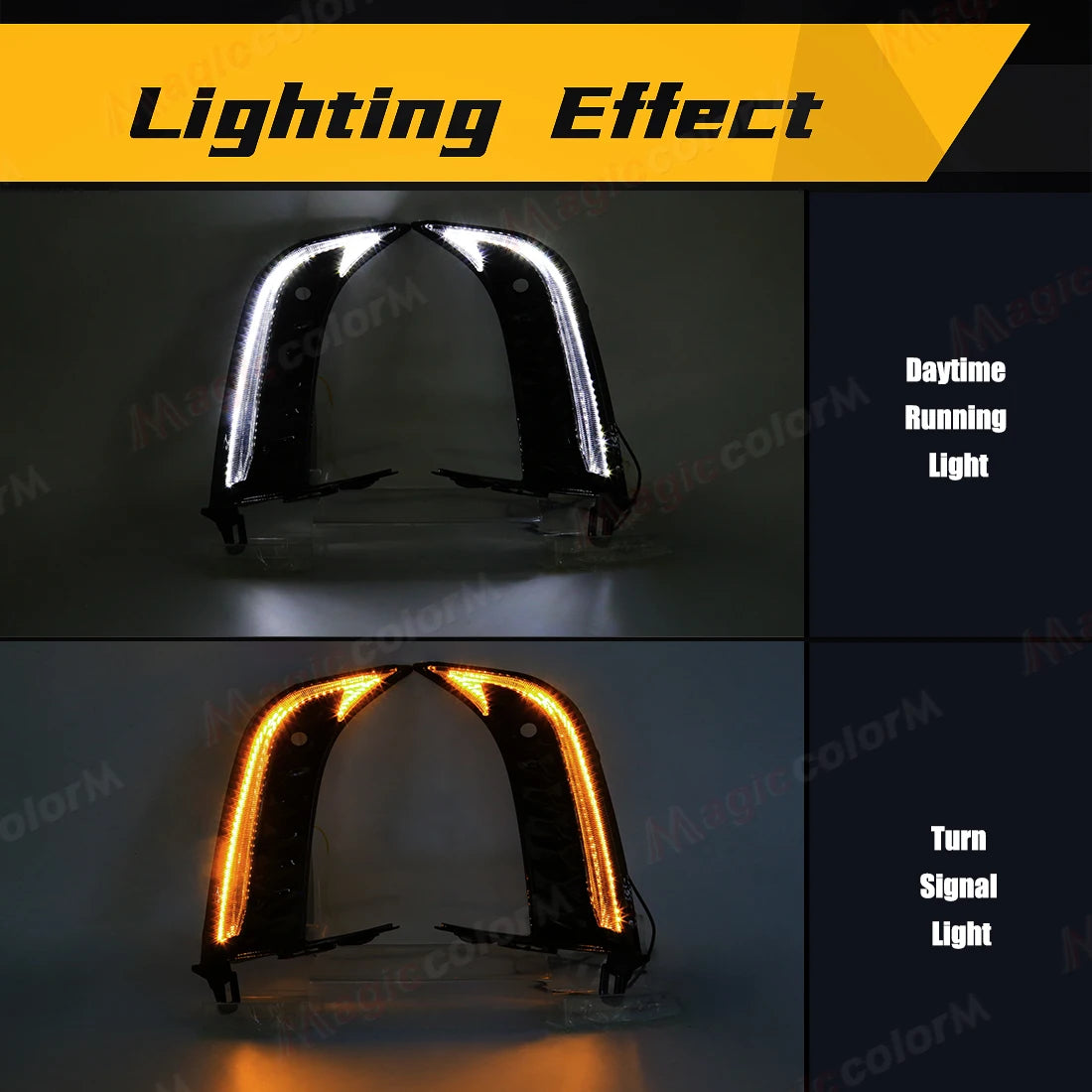 LED DRL For Toyota Camry SE XSE 2024 2025 Daytime Running Lights with Radar Hole Running D | AUTOKITSHOP
