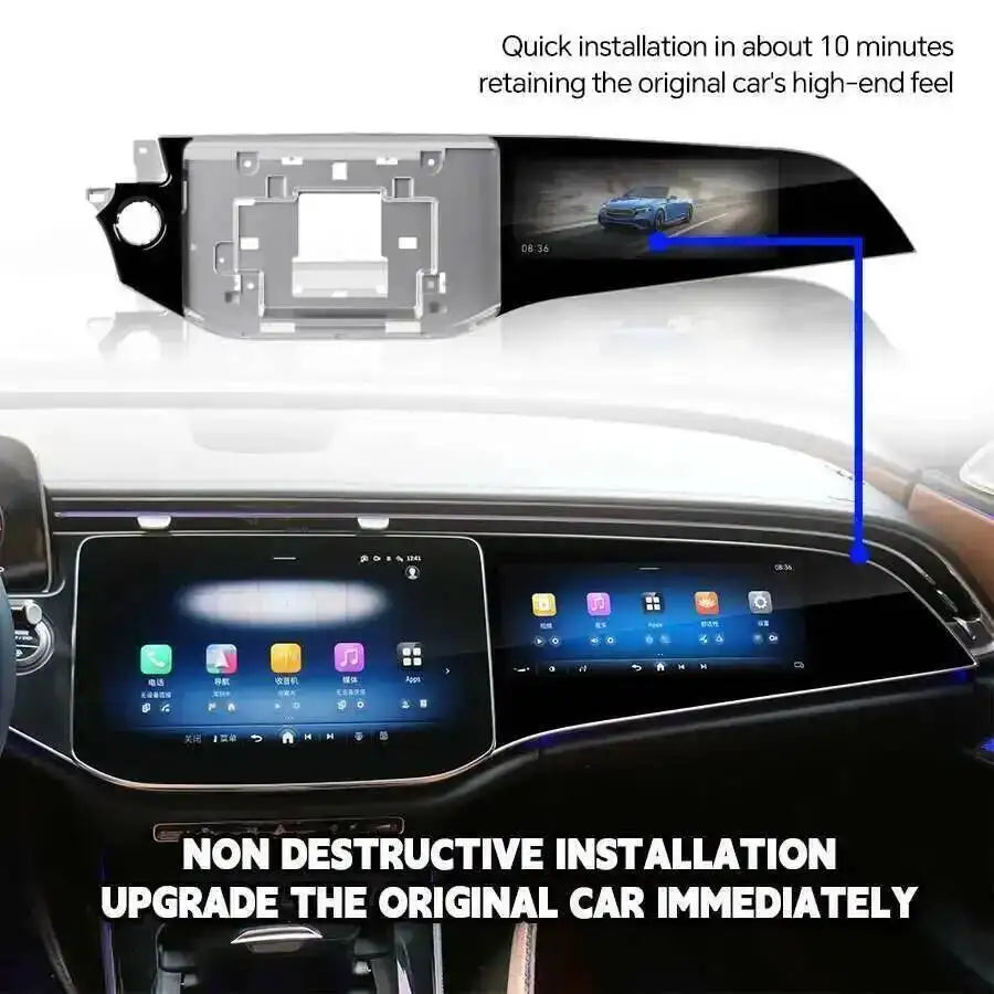 Stereo Navigation Carplay Android Screen For Mercedes BENZ E Class E260 E300 W214 2024 Car