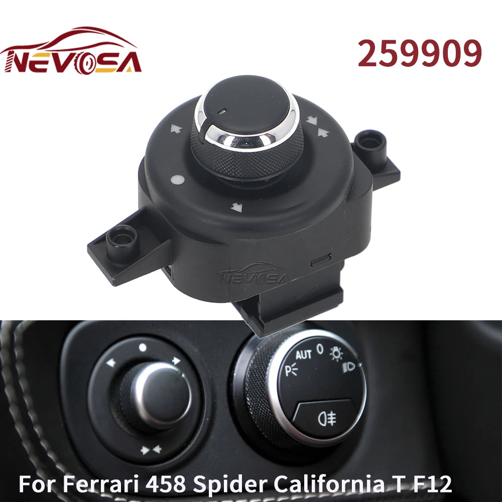 259909 Exterior Rear View Mirror Control Switch For Ferrari 458 Italia 458 Spide for Ferrari F12 2011-2018 - Automotive