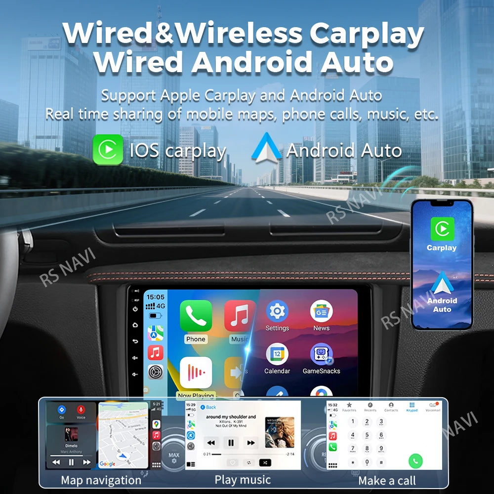 Android 16 For BMW 1-Series E88 E82 E81 E87 2004 - 2011 2K QLED Android Car Radio Multimed