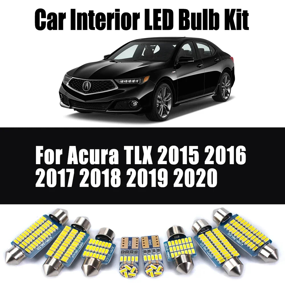 20-Piece LED Interior Light Kit for Acura TLX - Canbus Error-Free Bulbs | AUTOKITSHOP