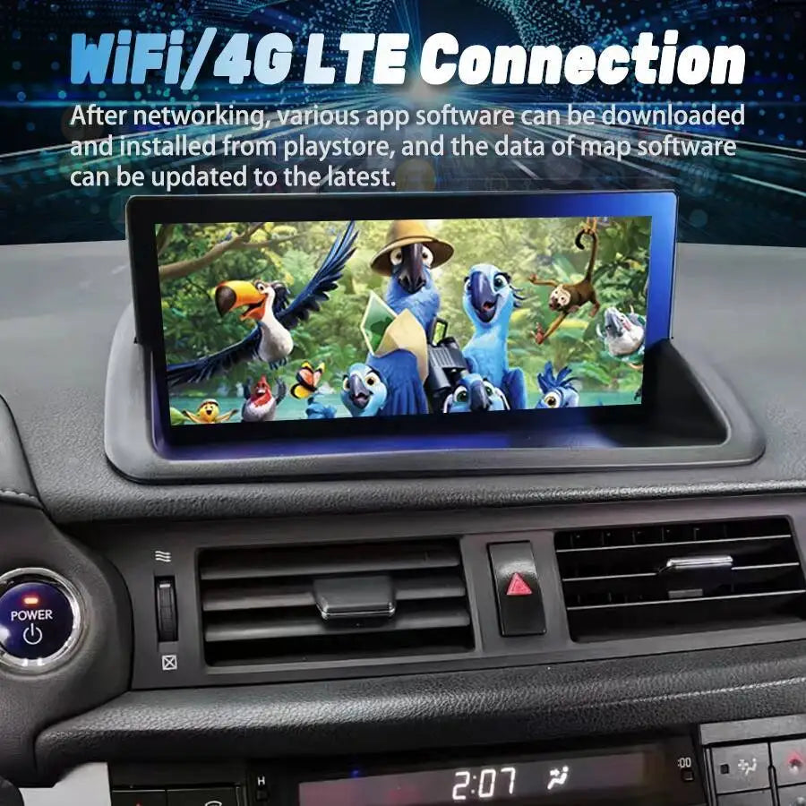 For Lexus CT200 CT200h 2011- 2019 Touch screen GPS Car Multimedia Auto 360 Camera 10.25" A | AUTOKITSHOP