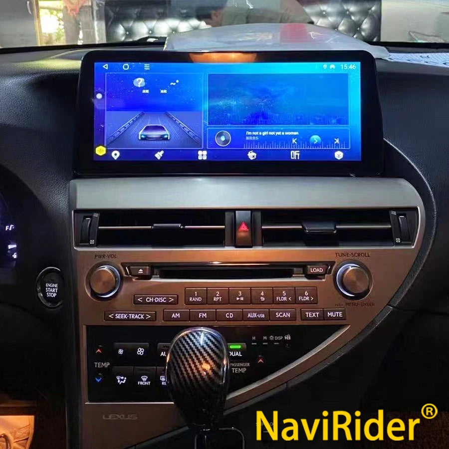 For Lexus RX270 RX350 RX450H 2009-2015 GPS Android Auto Stereo Navigation Multimedia Video