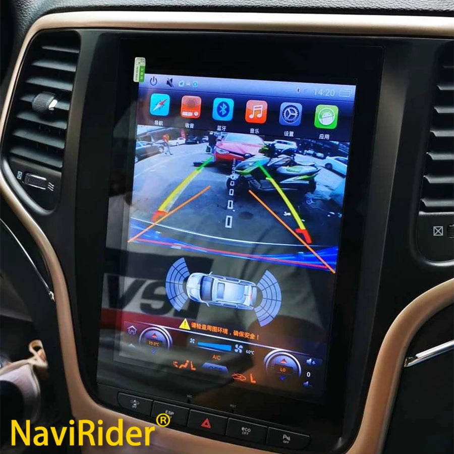 Android 15 Screen For Jeep Grand Cherokee 2014 2015 2016 Car Autoradio Multimedia Player S