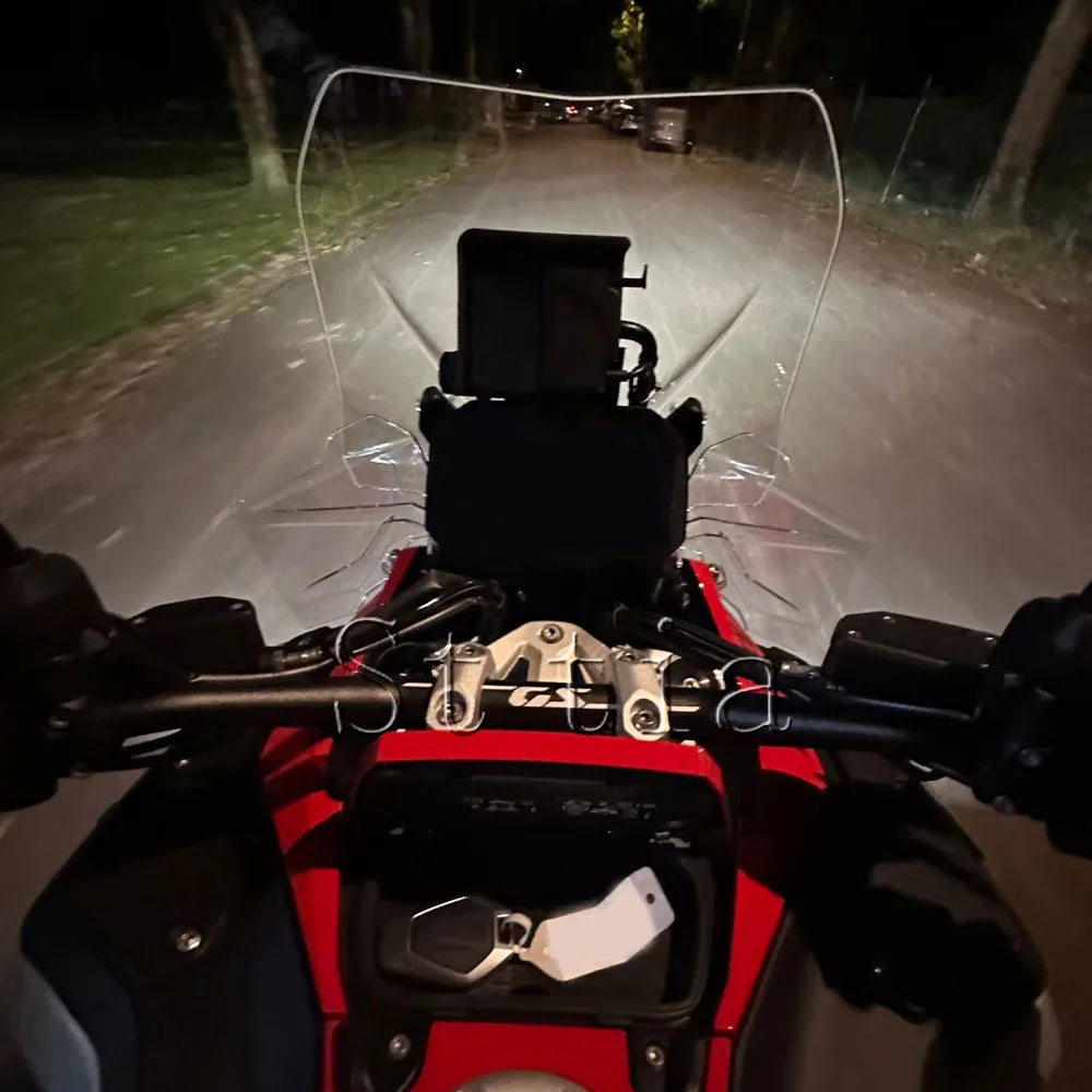 Motorcycle Accessories Wind Deflector Screen Fairing Expanded Windscreen Windshield For BMW R130 - Automotive LED Light