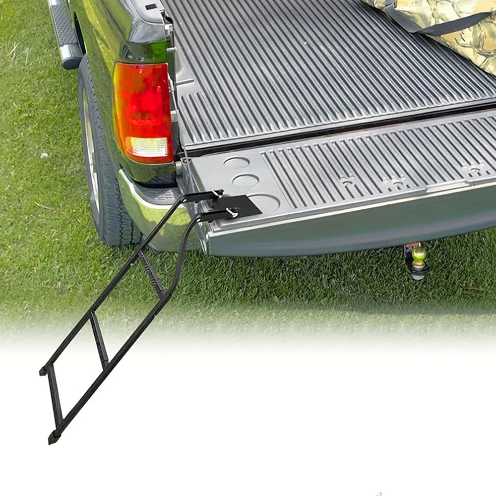 Universal Trucks Tailgate Ladder Foldable, Height Adjustable for Truck Tailgate Ladder/ Universa - Automotive LED Light