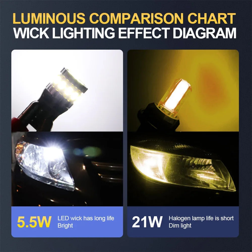 Led Canbus T15 Reverse Light 6000K Backup Lamp For TOYOTA RAV4 2006 2007 2008 2009 2010 20