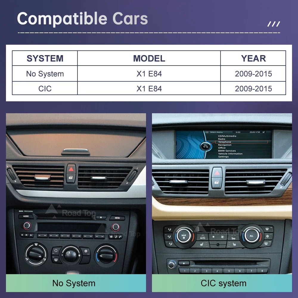 12.3inch Ultra Thin Touch Screen For BMW X1 E84 2009-2015 Wireless Carplay Android Auto Ca | AUTOKITSHOP