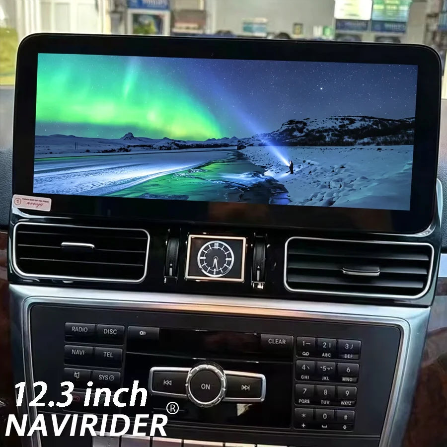 12.3 Inch Carplay Android Auto Car Stereo Linux System GPS Multimedia Video Player for Mer