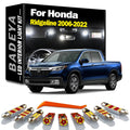 BADEYA LED Interior Dome Map Sunvisor Light Kit For Honda Ridgeline 2006- 2018 2019 2020 2
