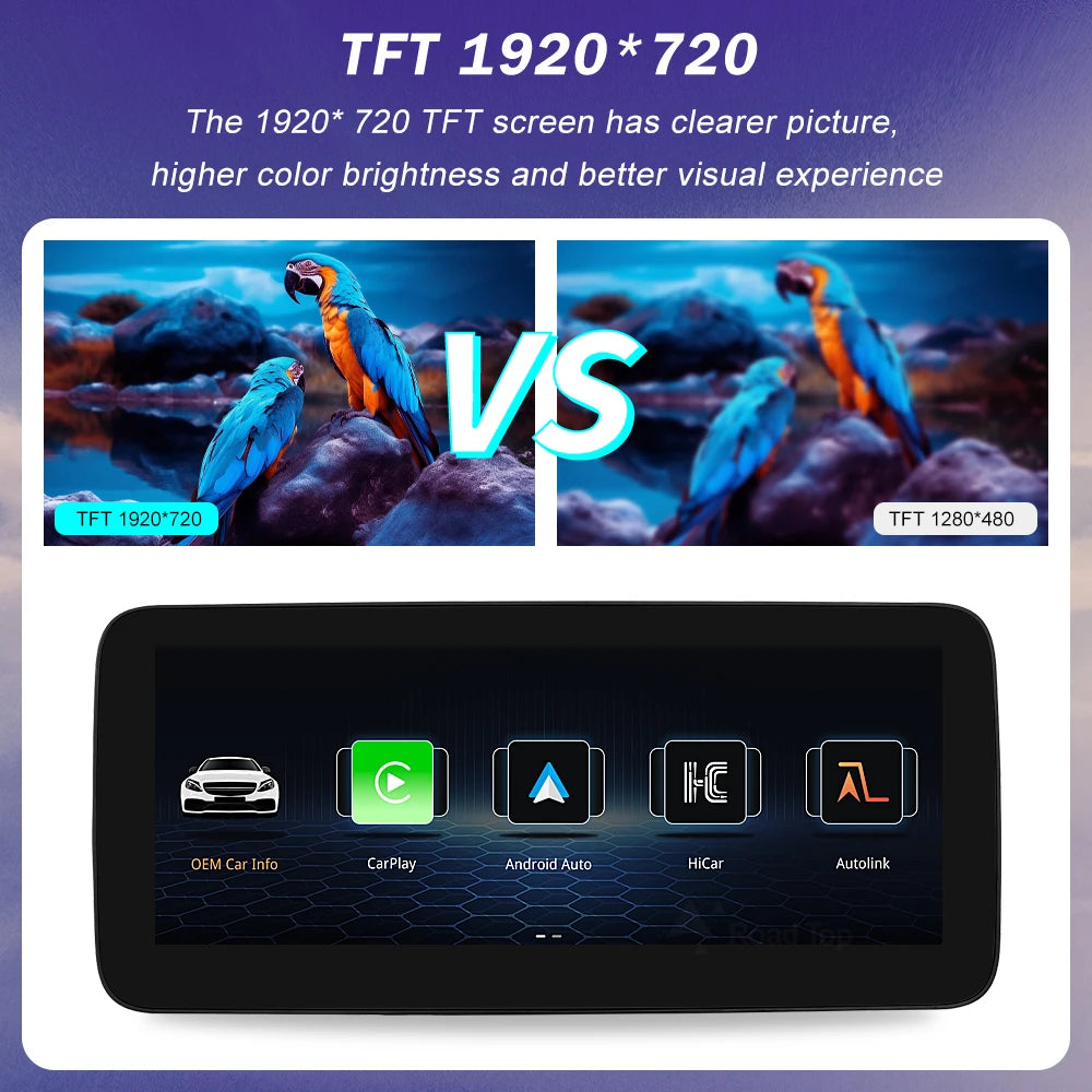 Linux Touch Screen for Mercedes Benz C Class W205 GLC GLA CLA W447 2015-2019 Wireless Carp | AUTOKITSHOP