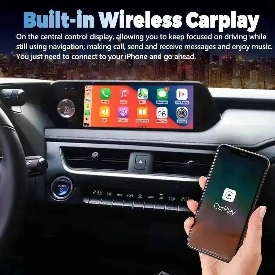For Lexus UX UX250H UX260h UX200 UX250 2019 Android Screen Auto Stereo Audio GPS Navigatio