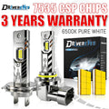 H7 9005 LED Headlight Canbus H4 H11 H1 H8 HB3 9006 HB4 Turbo 1:1 Size Plug&Play Mini Lamp
