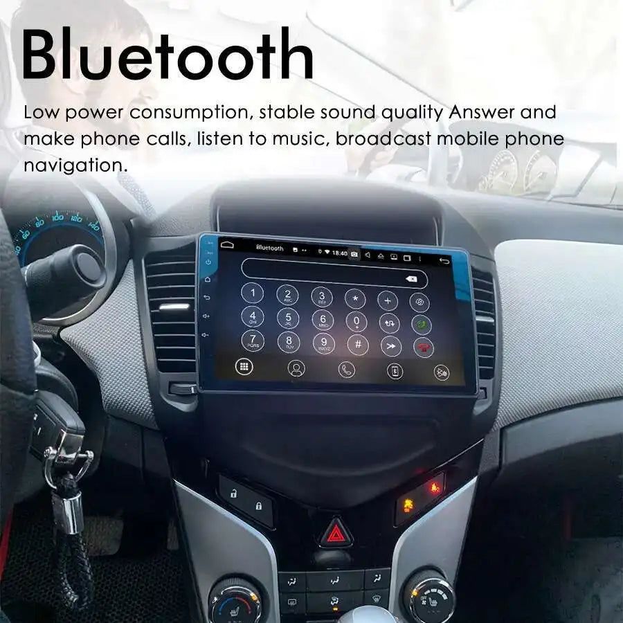 Car Radio For Chevrolet Cruze J300 2008-2014 Android 15 AI Voice GPS Navigation Multimedia