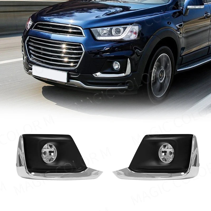Car Front Bumper Fog Light for Chevrolet Chevy Captiva 2016 2017 With Wires Switch Auto Dr | AUTOKITSHOP