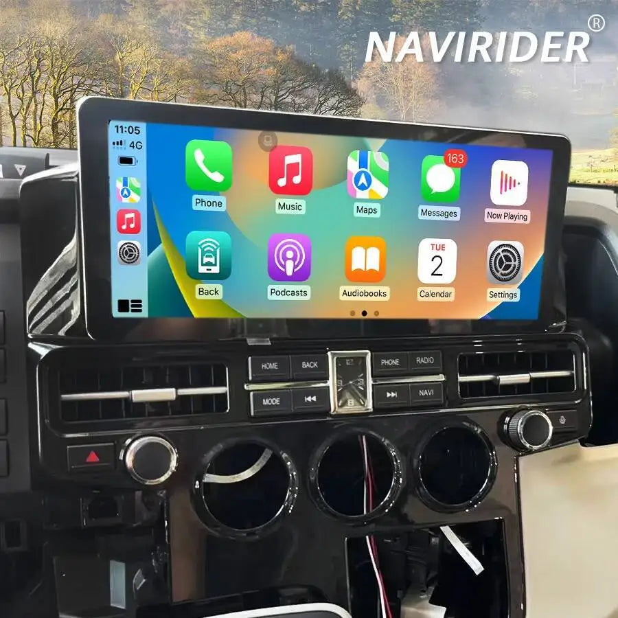 Multimedia CarPlay 12.3Inch Screen For Toyota Hiace GRANVIA Bluetooth Car Radio GPS Naviga