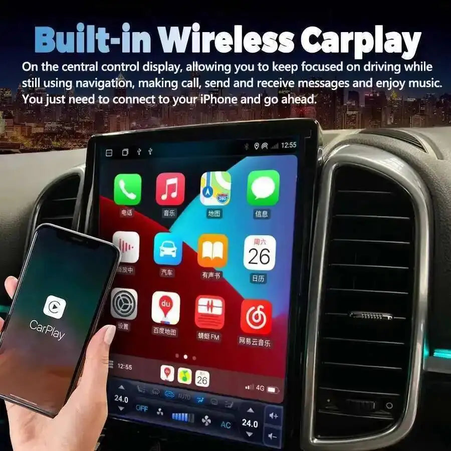 S Android Wireless Carplay For Porsche Cayenne 2010-2018 Radio Receiver Car 2din Multimedi | AUTOKITSHOP