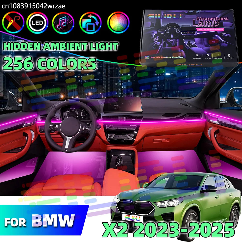 RGB - Ambient Light - for BMW U10 X2 - App Control - Car Interior Lighting | AUTOKITSHOP