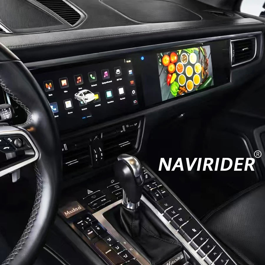 12.3+12.3inch Dual Android Screen 2din Car GPS For Porsche Macan 2014-2017 Multimedia Vide | AUTOKITSHOP