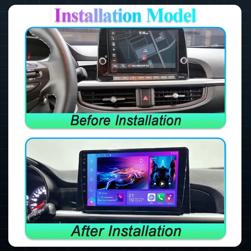 Android 16 For Kia Morning 3 Picanto 2016 2017 2018 2019 2020-2023 Car Radio Android Auto  | AUTOKITSHOP