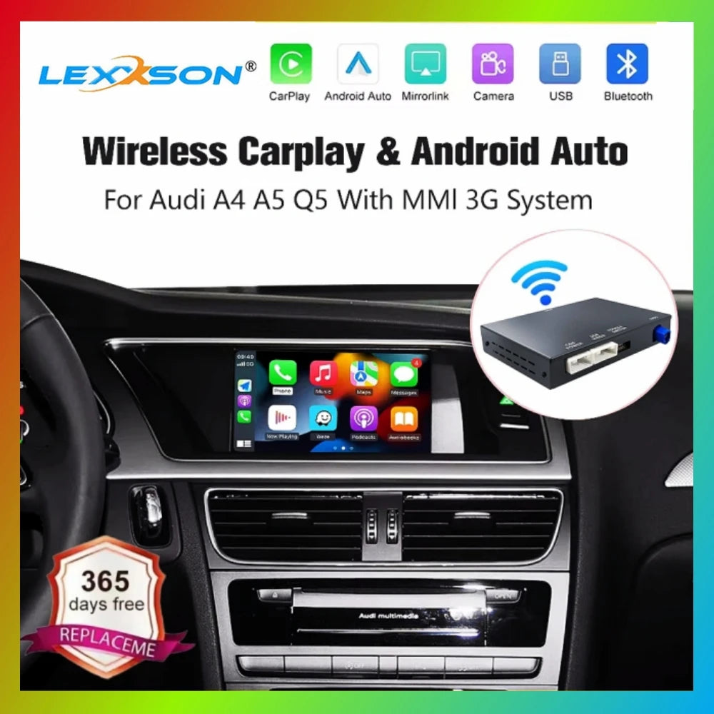 Wireless CarPlay For Audi A4 A5 2008-2016 Q5 2010-2018 Android Auto Mirror Link AirPlay Na | AUTOKITSHOP