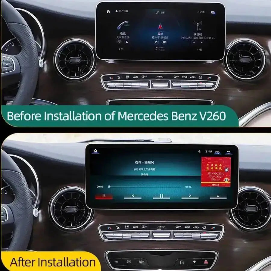 12.8inch LHD RHD Linux System Car Radio For Benz V Class 5.0 V260 V250 W447 2015 - 2018 NT | AUTOKITSHOP