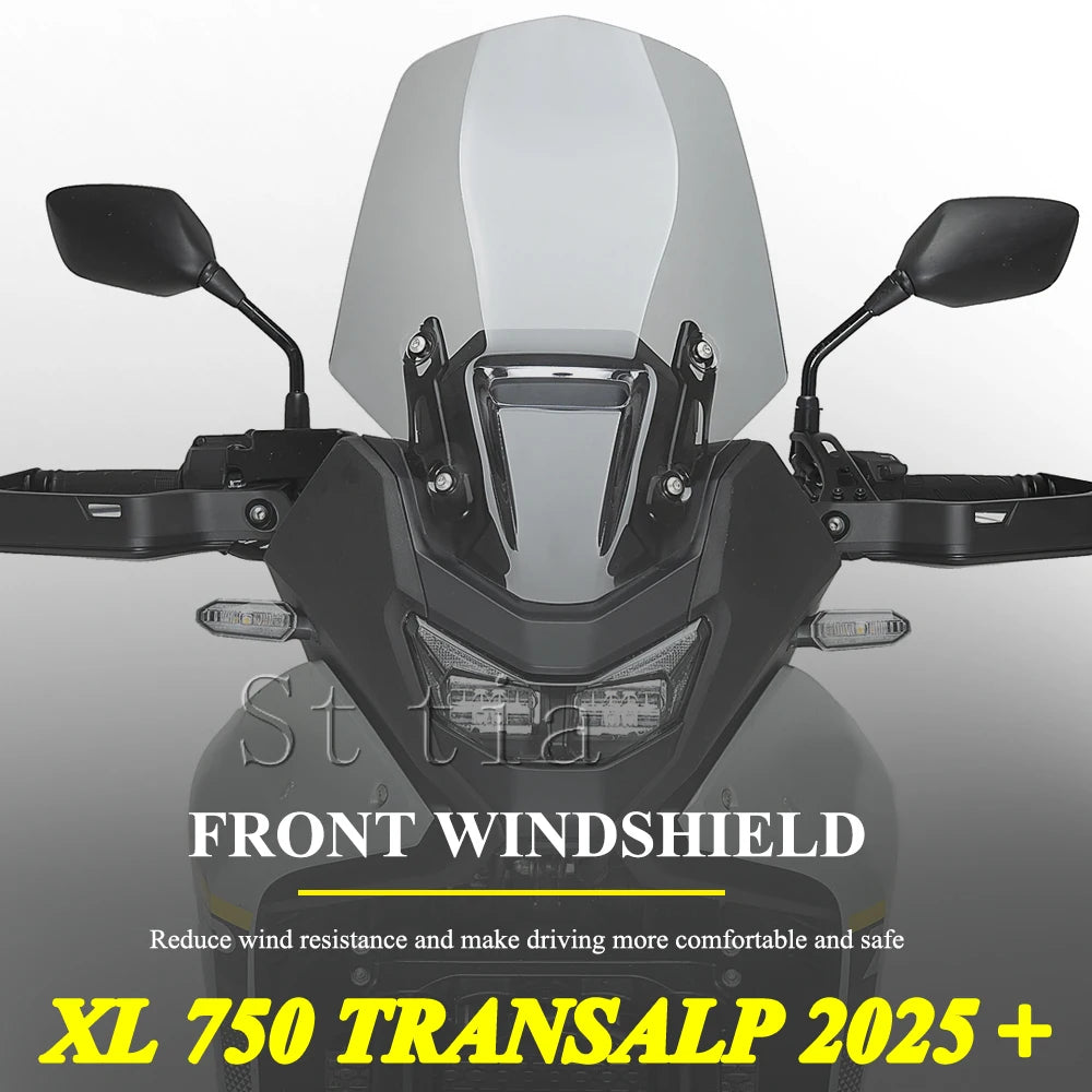 Sport Windscreen Viser For Honda XL750 Transalp 2025 2026 Windshield Spoiler Front Wind Shield S - Automotive LED Light