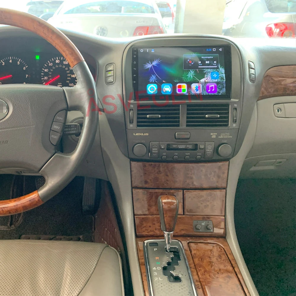 9" Android 10 Car Multimedia Player For Lexus LS430 1999-2006 GPS Navigation Bluetooth Tou