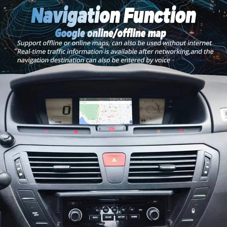 S Android 15 Car Radio For Citroen C4 Picasso 2006-2013 GPS Auto Carplay 2 din Autoradio M | AUTOKITSHOP