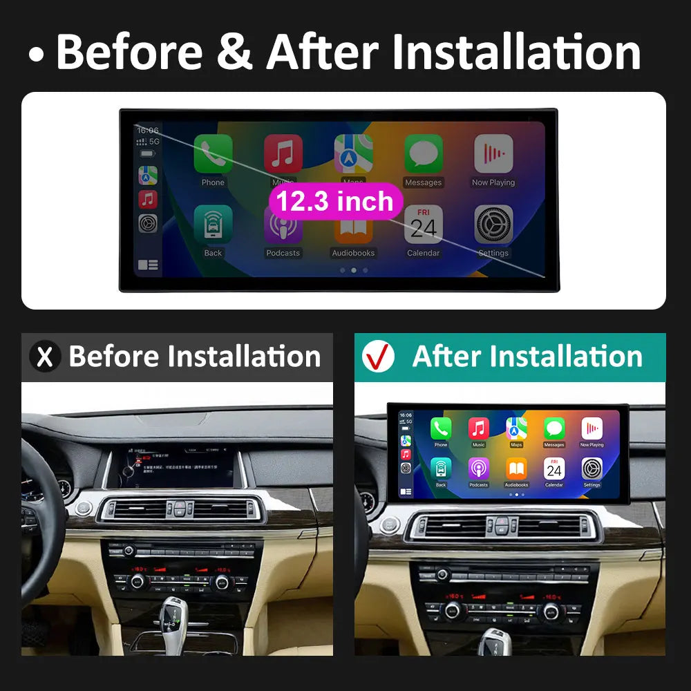 Car Radio Video Player for BMW 7 Serie F01 F02 2009 2010 2011 2012 2013 2014 - 2018 CIC NB | AUTOKITSHOP